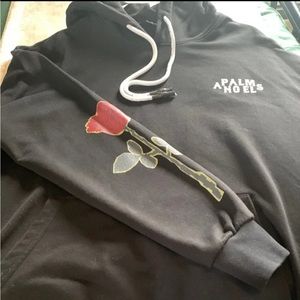 Medium palm angel rose hoodie